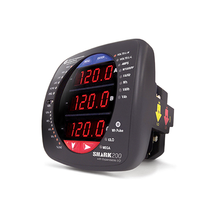 POWER AND ENERGY METER WITH DATA LOGGING - SHARK 200