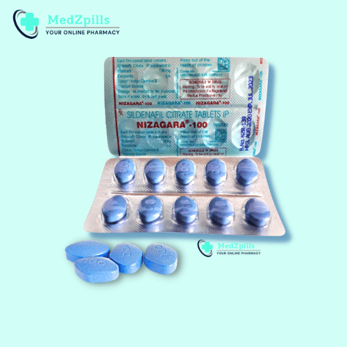 NIZAGARA 100 MG Tablet- Sildenafil (Order Online) Medzpills.com