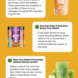 How Delta 8 Gummies Can Boost Your Mood and Reduce Stress Levels | Visual.ly