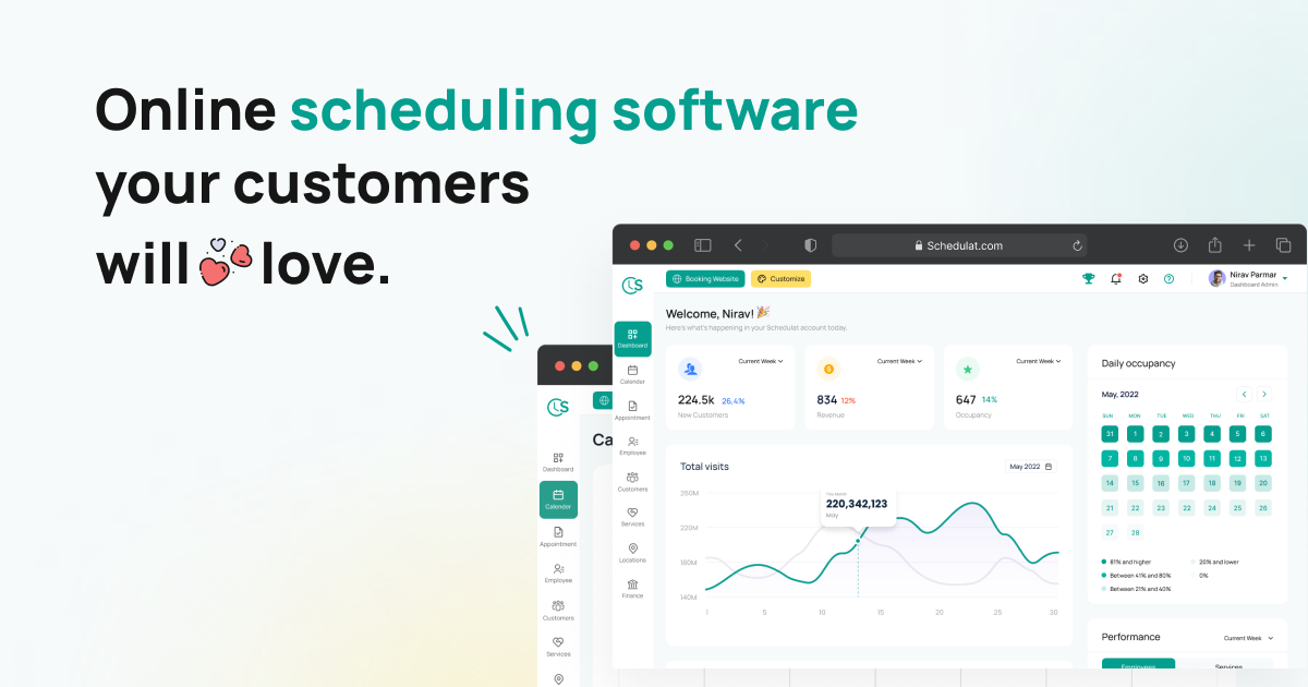 Schedulat - Booking, Appointment & Scheduling Software