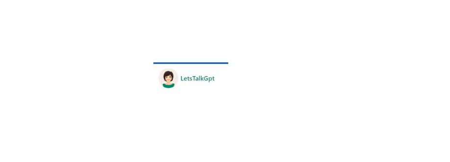 letstalkgpt Cover Image