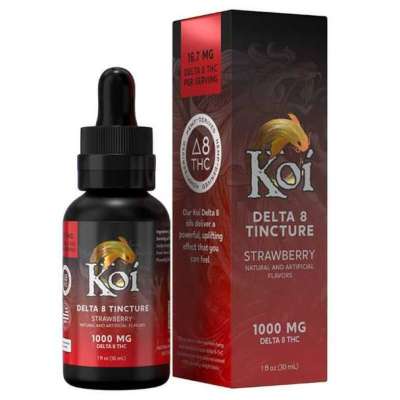 KOI CBD – DELTA 8 TINCTURE – STRAWBERRY – 1000MG Profile Picture