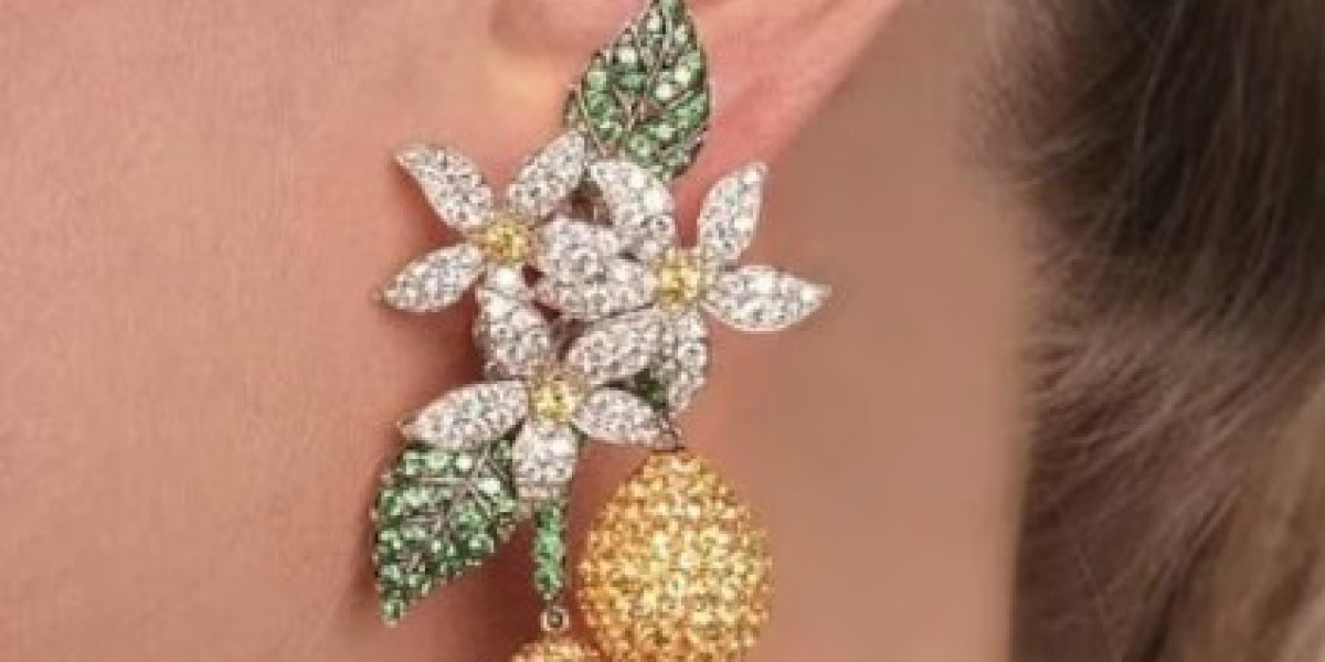 Buy Yellow CZ Earrings from SapphireArtTreasure