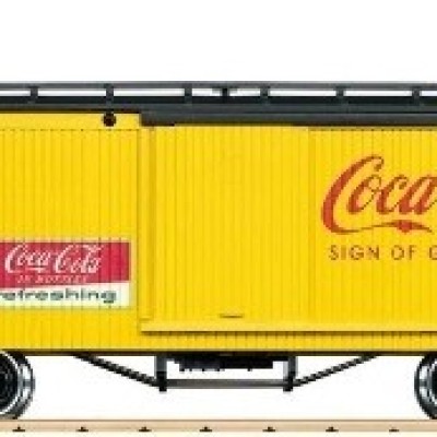 Buy NEW LGB 40672 COCA-COLA/COKE BOXCAR W/METAL WHEELS COKE Profile Picture