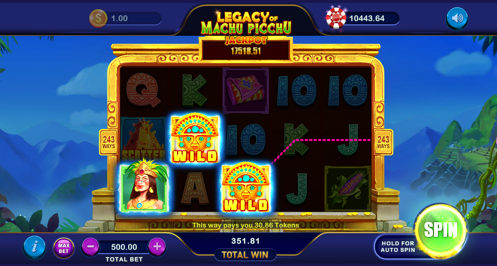 Social Casino Games | Legacy of Machu Picchu