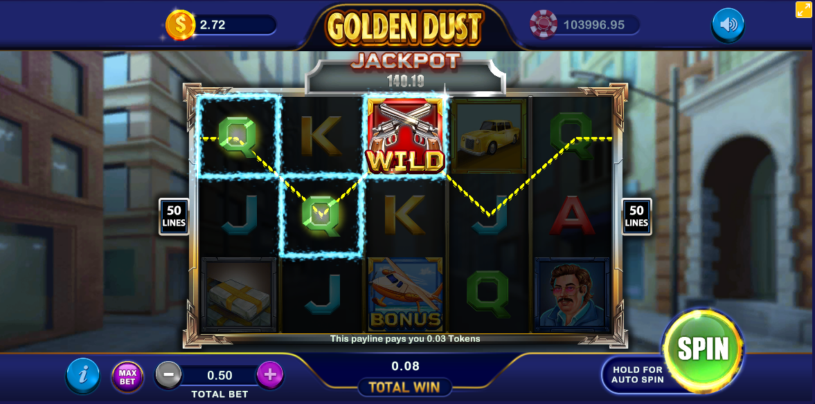 Golden Dust | Online Social Casino Game