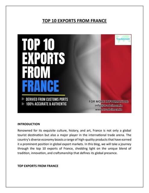 TOP 10 EXPORTS FROM FRANCE.pdf