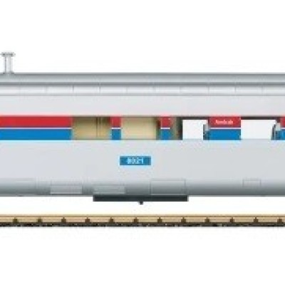 NEW LGB 36604 AMTRAK DINING CAR #8021 W/LIGHTS Profile Picture