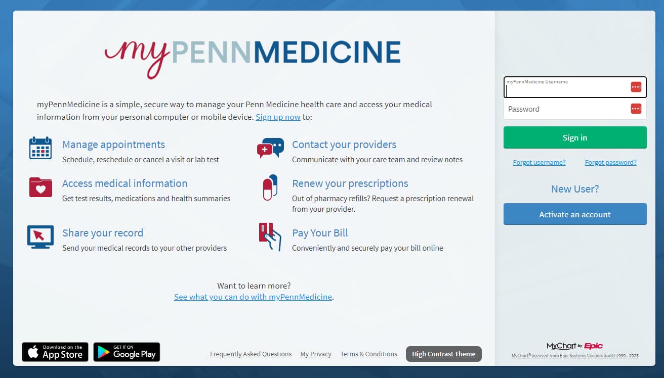 MyPennMedicine Login [Official myPennMedicine] 2023