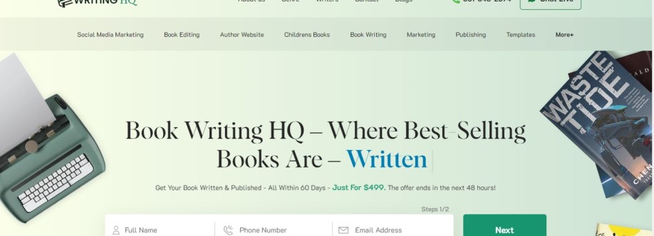 Book Writing HQ Cover Image