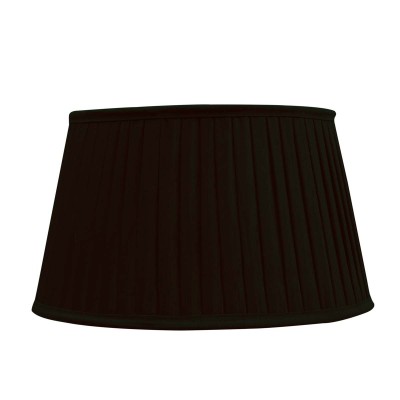 Ascoli Black Cotton Hand Made Pleated Lampshades Profile Picture