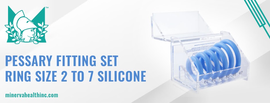 Optimal Comfort and Versatility: Pessary Fitting Set Ring Size 2 to 7 Silicone at Minerva Health Inc