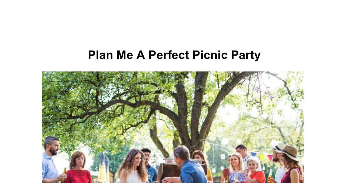 Plan Me A Perfect Picnic Party.pdf | DocHub