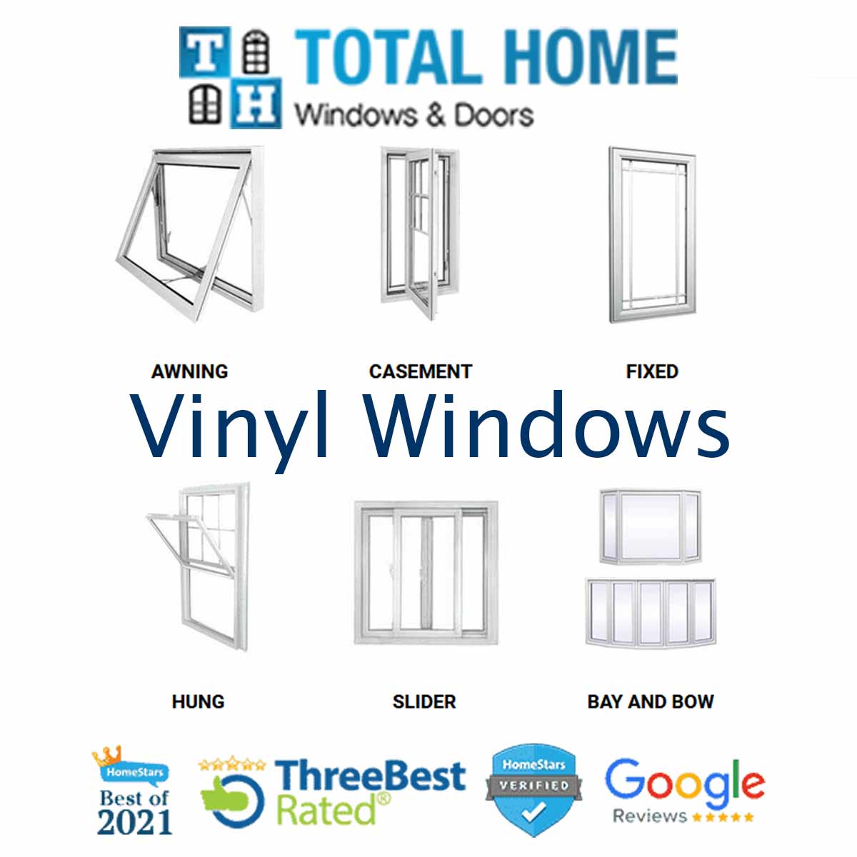 Vinyl Windows Supply & Installation 2024 | Total Home