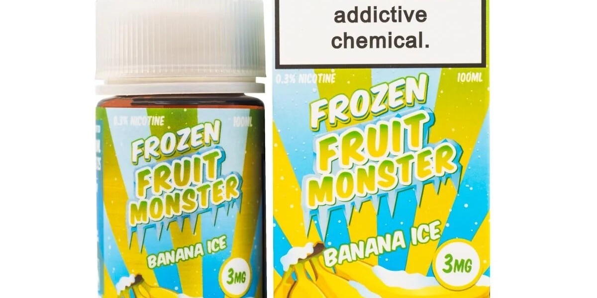 Frosty Delight with  Banana Ice Frozen Fruit Monster E-Liquid 100ml