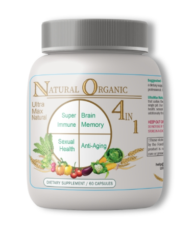 Organic Ultra Max 4 in 1 Capsules | Boost Your Health Naturally