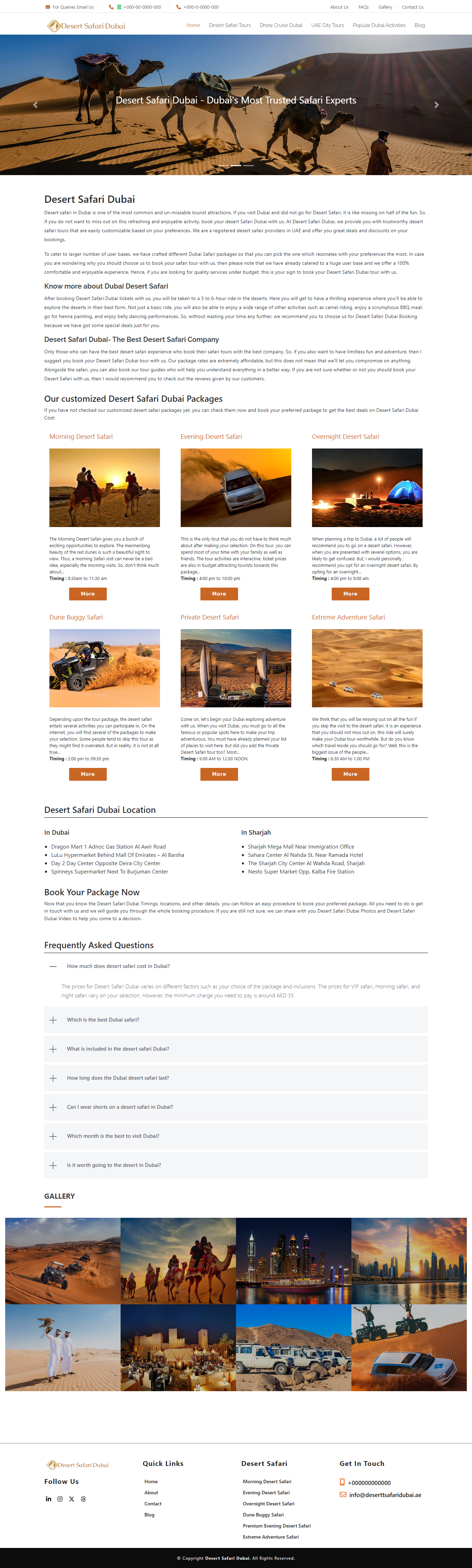 Dubai Desert Safari - MakeMyTrip