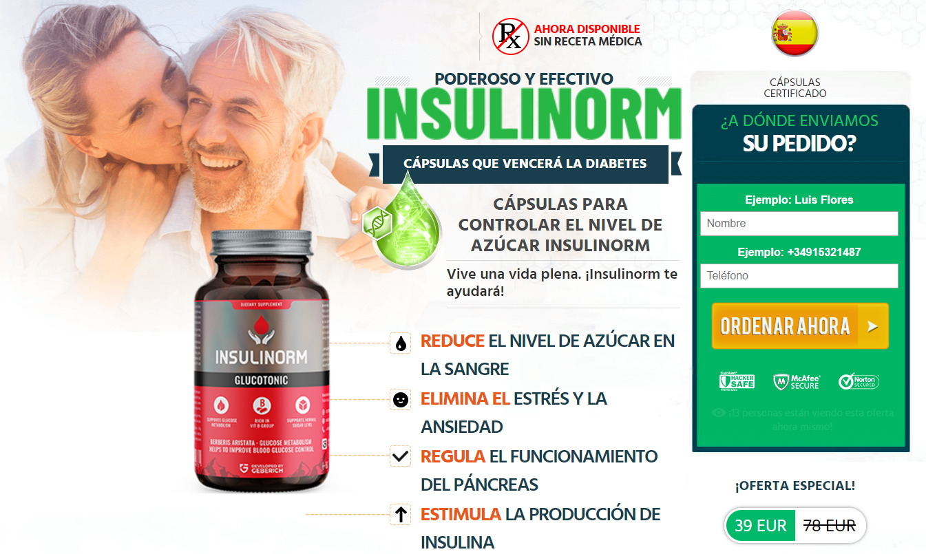 Insulinorm Glucotonic Opiniones - Composición, Precio en Farmacia!