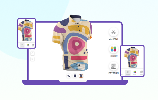 Web to Print 3D T-shirt Configurator Software