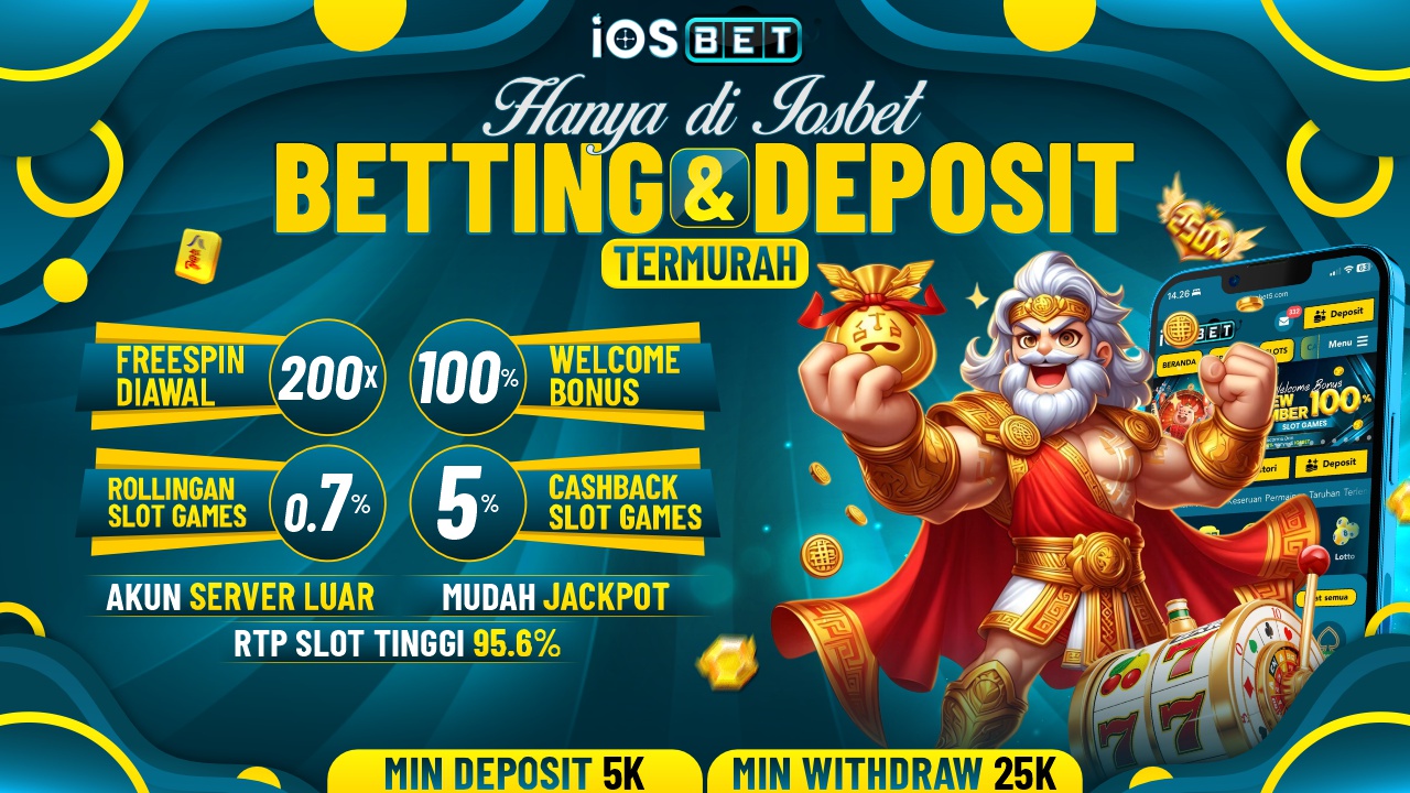 IOSBET : Situs Slot Online Terpercaya Modal 5Rb Gampang Maxwin