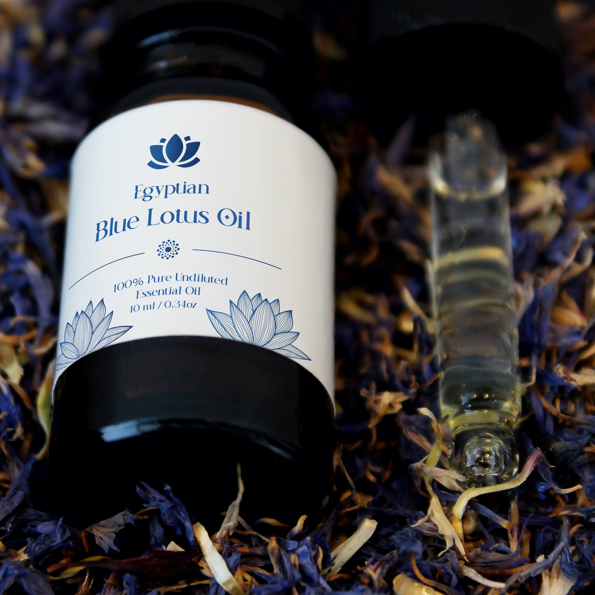 Celestial Luxury Pure Egyptian Blue Lotus Oil - Made to Order