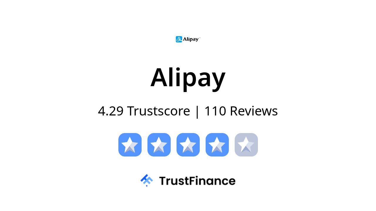 Alipay Review | 110 Real User Reviews | 4.29/5 TrustScore