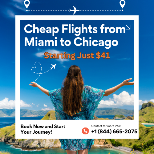 Find Cheap Flights from Miami to Chicago $41